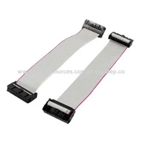 Flat-ribbon cable 14 lines, gray color, 28AWG